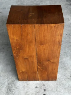 Meuble escalier Japonais Mid Century en bois massif
