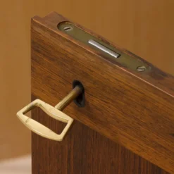 Meuble haut indépendant scandinave à deux baies en palissandre