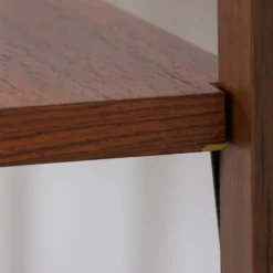 Meuble haut indépendant scandinave à deux baies en palissandre