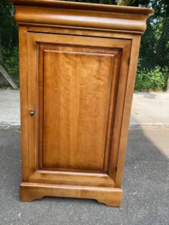 Meuble Hi-Fi Louis Philippe en bois massif - meuble bar