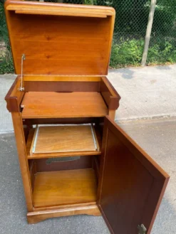 Meuble Hi-Fi Louis Philippe en bois massif - meuble bar