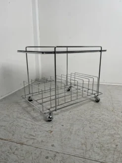 Meuble hifi vinyles vintage 1970