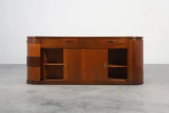Meuble monumental Art Déco attribué à De Coene, Belgique, années 1920.