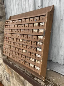 Meuble métier avec tiroirs