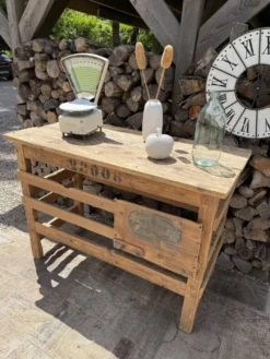 Meuble métier / Meuble d'atelier ancien