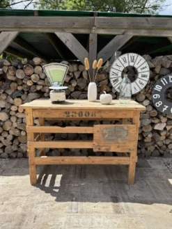 Meuble métier / Meuble d'atelier ancien