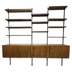 Meuble mural scandinave vintage, 1960