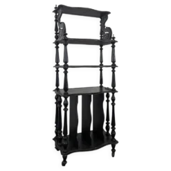 Meuble à partition de musique Napoléon III en bois noirci