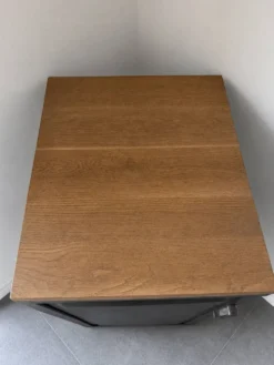 Meuble placard et tiroir en métal et bois