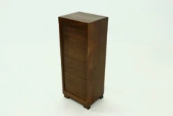 Meuble à porte tambour Art Déco de l'école d'Amsterdam 1920