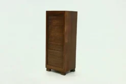 Meuble à porte tambour Art Déco de l'école d'Amsterdam 1920