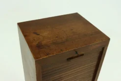 Meuble à porte tambour Art Déco de l'école d'Amsterdam 1920
