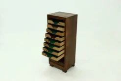 Meuble à porte tambour Art Déco de l'école d'Amsterdam 1920