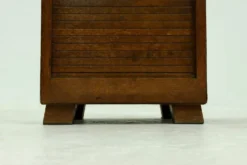 Meuble à porte tambour Art Déco de l'école d'Amsterdam 1920