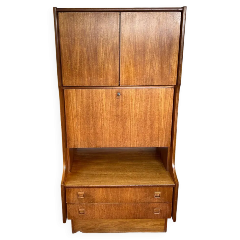 Meuble rangement en teck, France 1960