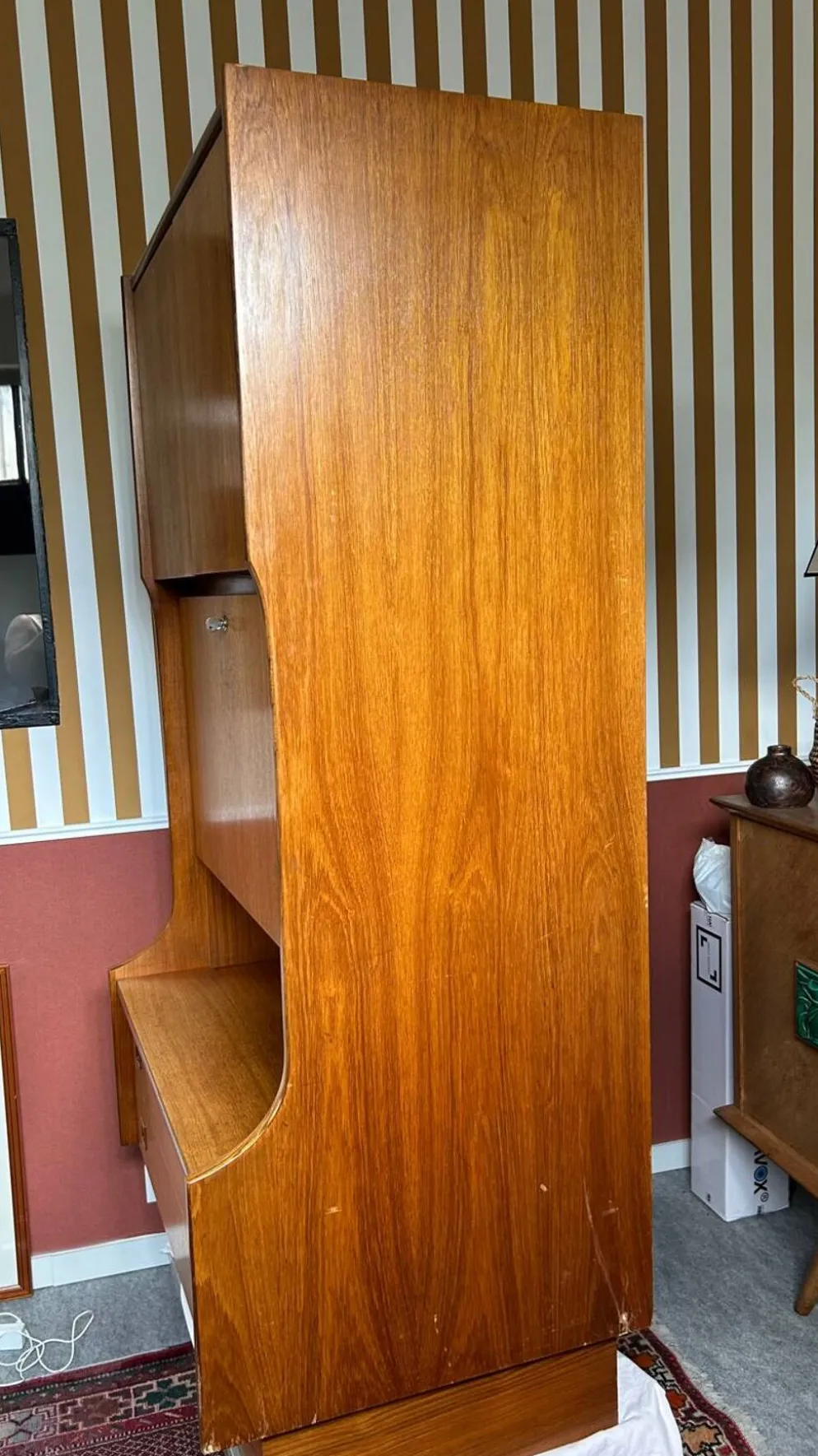 Meuble rangement en teck, France 1960