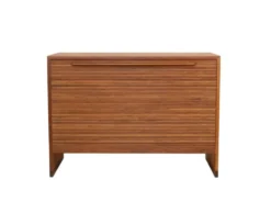Meuble à rideau chêne Hans Wegner série RY, Danemark années 50