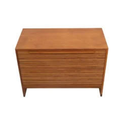 Meuble à rideau chêne Hans Wegner série RY, Danemark années 50