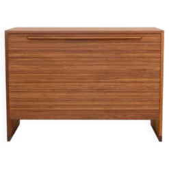 Meuble à rideau chêne Hans Wegner série RY, Danemark années 50