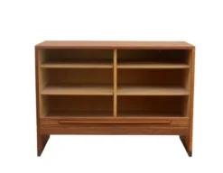 Meuble à rideau chêne Hans Wegner série RY, Danemark années 50