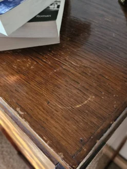 Meuble rideau chêne vintage