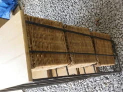 Meuble rotin métal