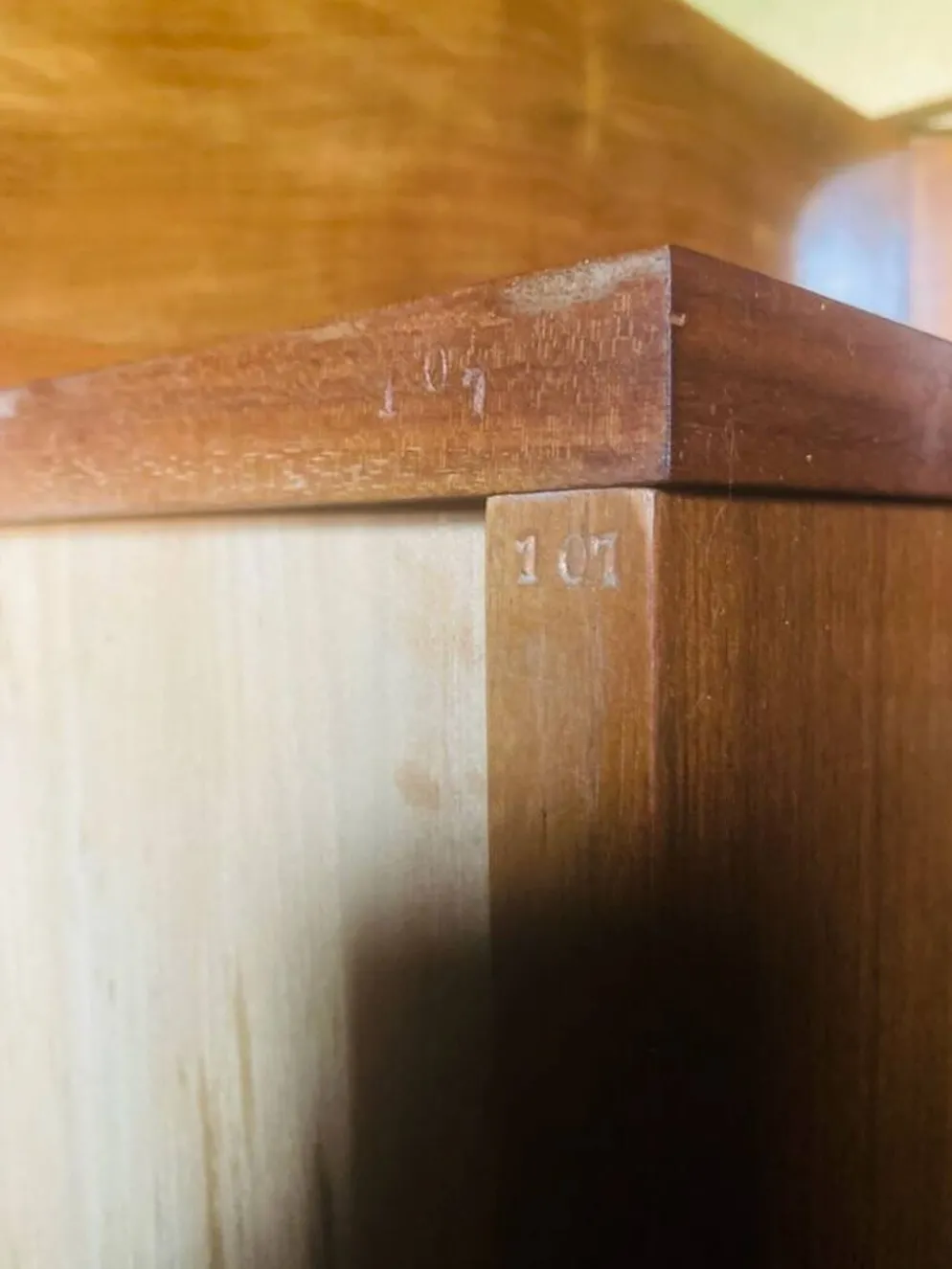 Meuble secretaire Philippon Lecoq vintage