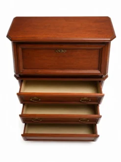 Meuble secrétaire bureau en chêne massif