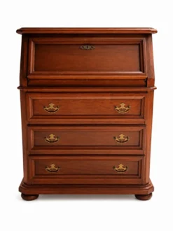 Meuble secrétaire bureau en chêne massif
