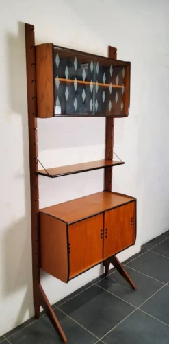 Meuble Secrétaire norvégien Ergo, Vintage Scandinave 1960