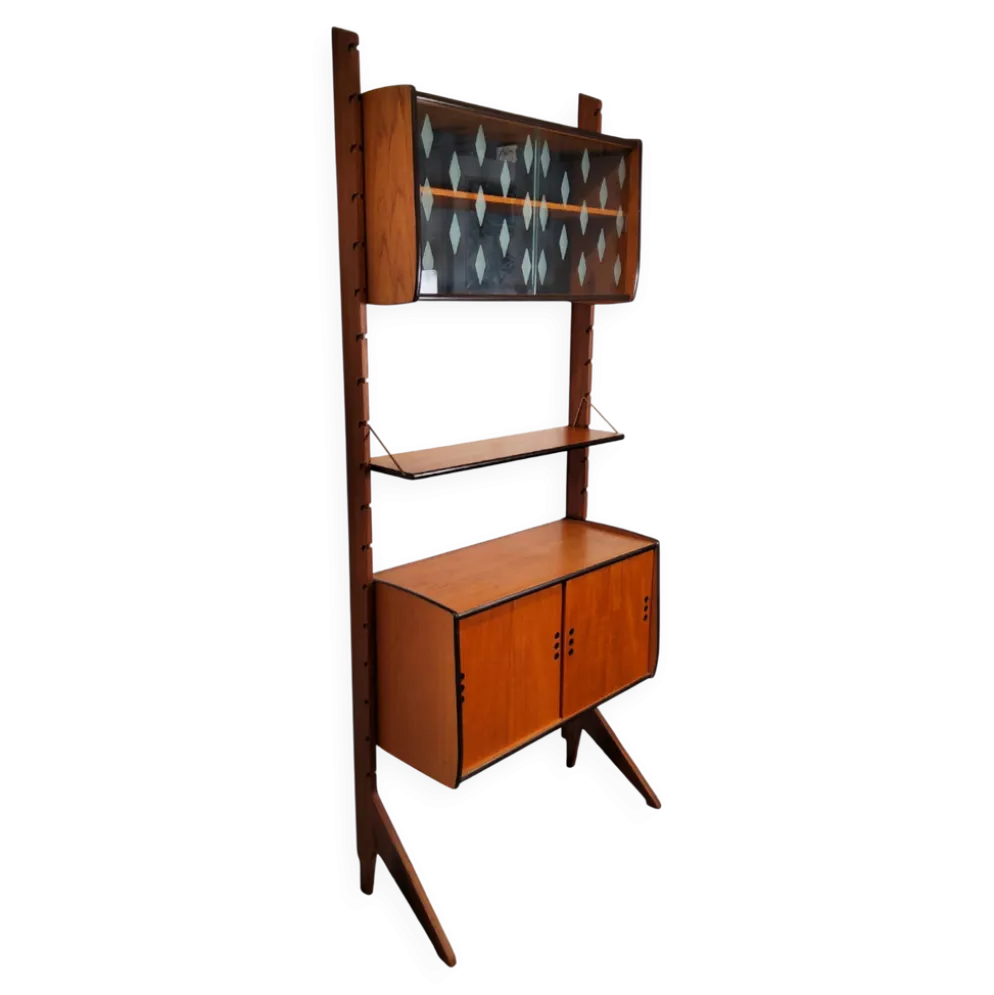 Meuble Secrétaire norvégien Ergo, Vintage Scandinave 1960