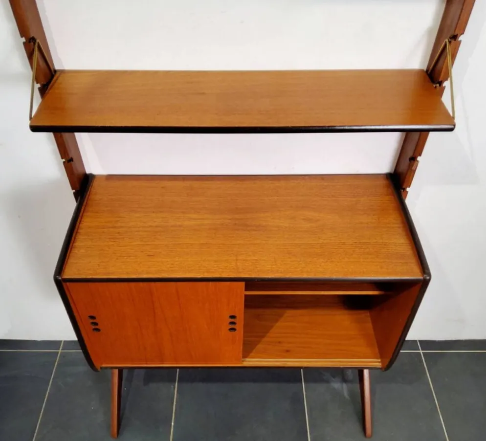 Meuble Secrétaire norvégien Ergo, Vintage Scandinave 1960