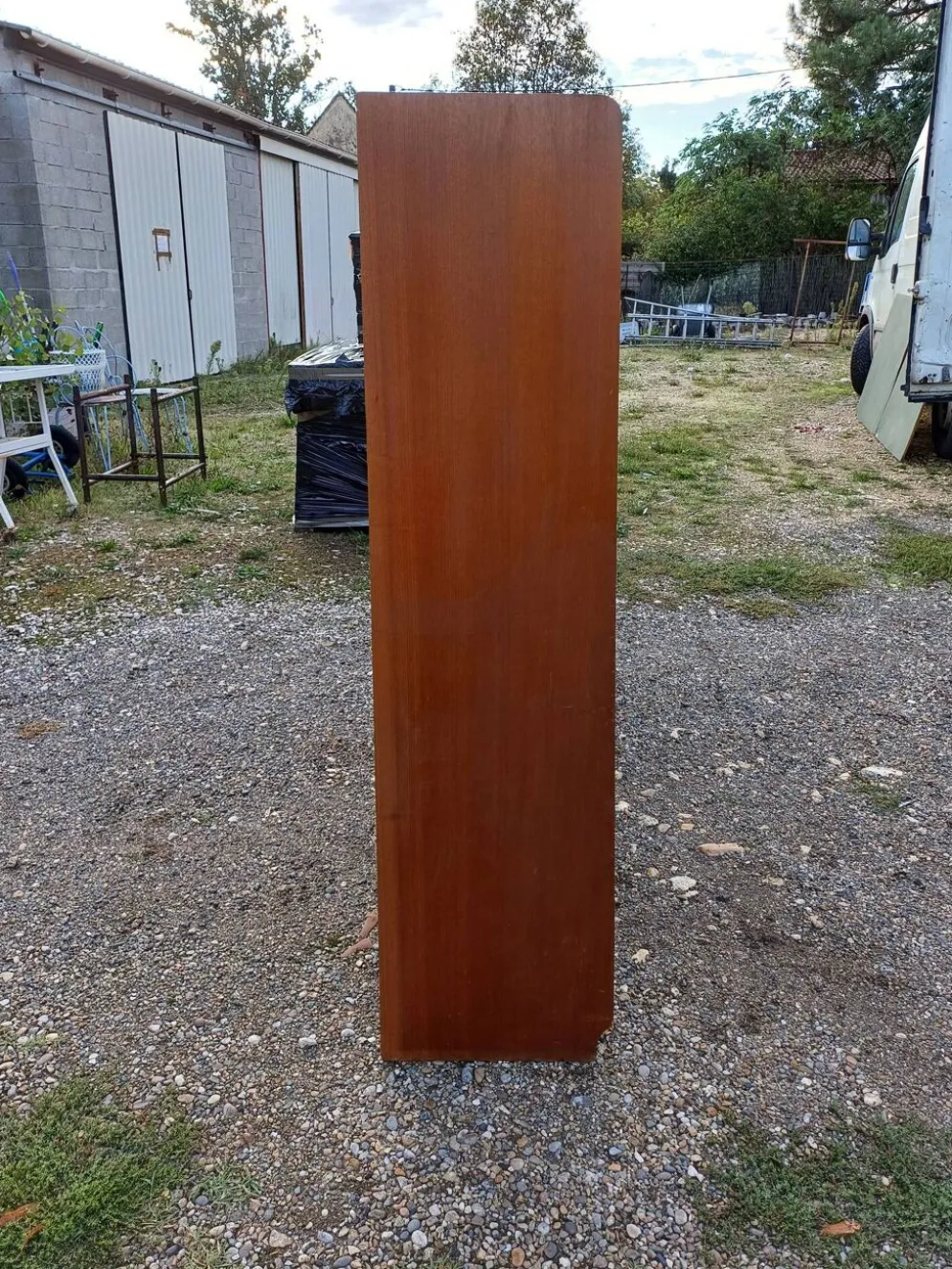 Meubles vitrine des années 50 bois et vitres