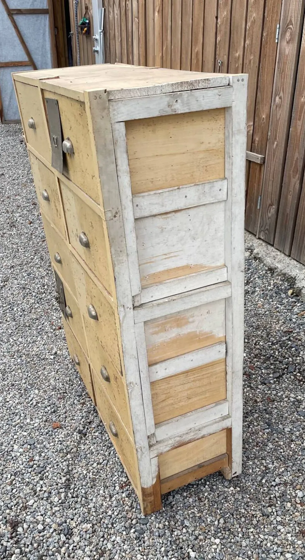Meuble à tiroir meuble de métier ancien