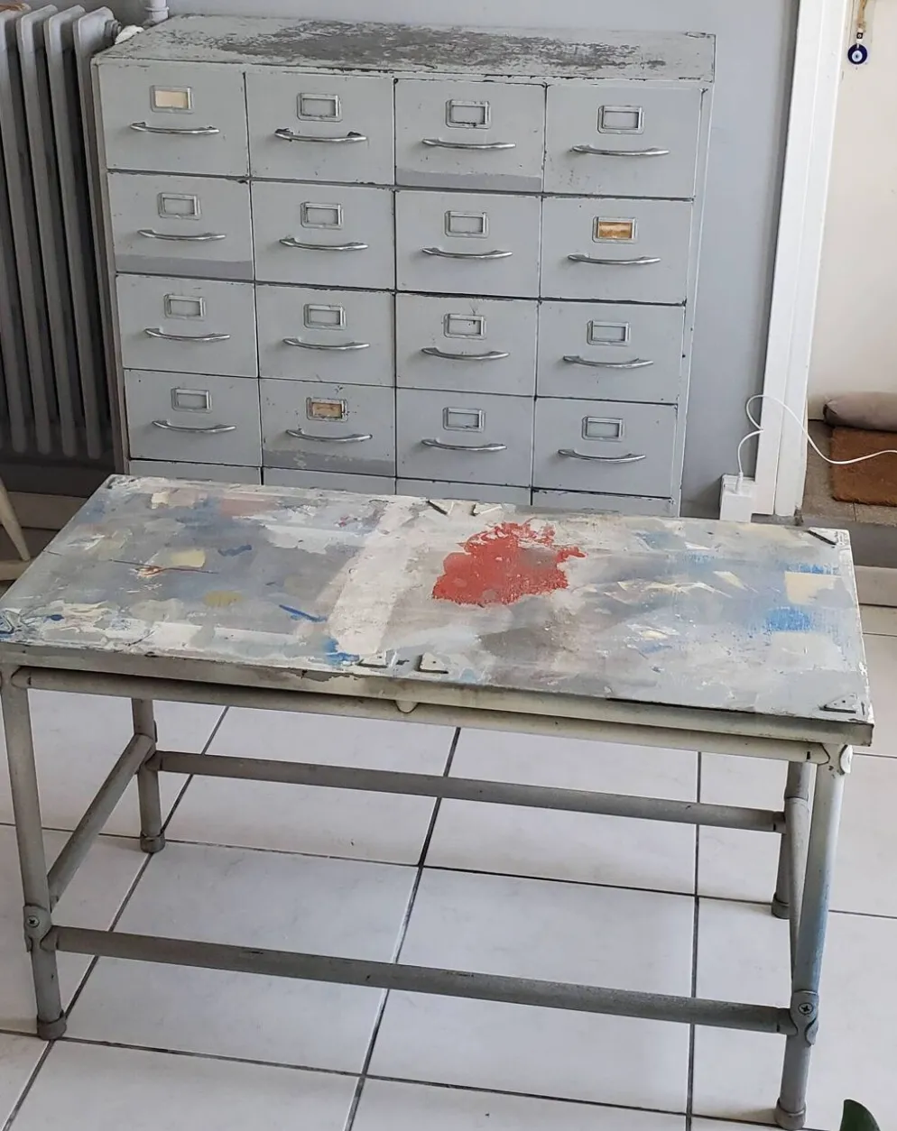 Meuble tiroirs industriel 97 cm