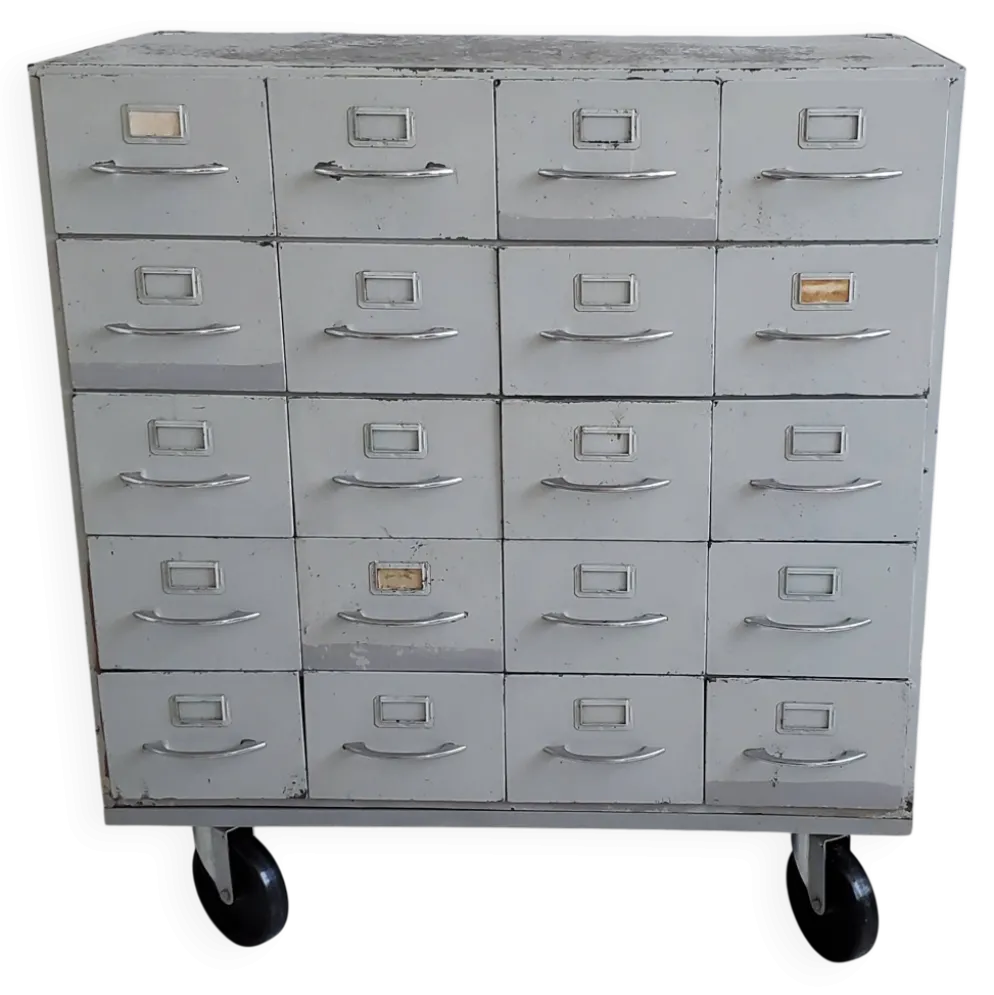 Meuble tiroirs industriel 97 cm