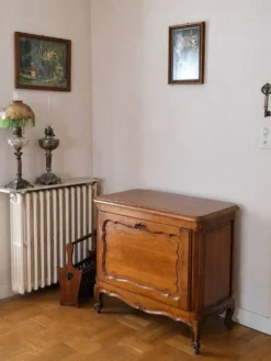 Meuble TV ou bar en merisier massif