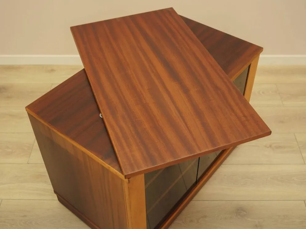 Meuble TV sur roulettes, design danois, années 1980, fabriqué au Danemark
