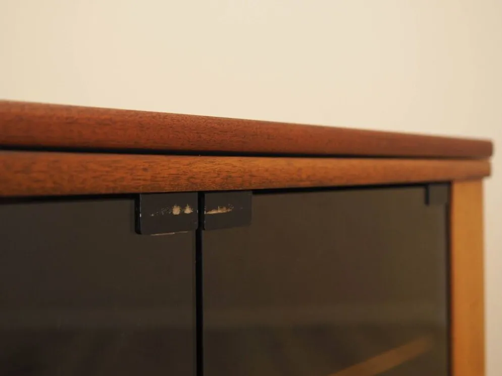 Meuble TV sur roulettes, design danois, années 1980, fabriqué au Danemark
