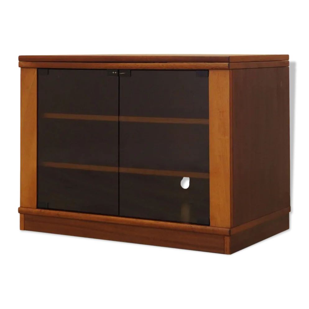 Meuble TV sur roulettes, design danois, années 1980, fabriqué au Danemark