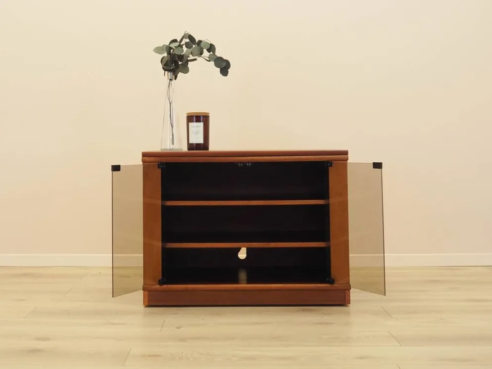 Meuble TV sur roulettes, design danois, années 1980, fabriqué au Danemark