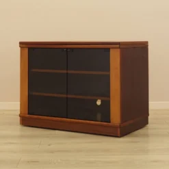 Meuble TV sur roulettes, design danois, années 1980, fabriqué au Danemark