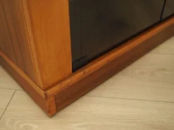 Meuble TV sur roulettes, design danois, années 1980, fabriqué au Danemark