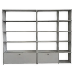 Meuble USM Haller (2 tiroirs à clé) & Meuble USM Haller (1 tiroir à clé)