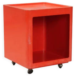 Meuble Valletto Quadro en plastique rouge