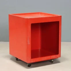 Meuble Valletto Quadro en plastique rouge
