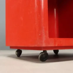 Meuble Valletto Quadro en plastique rouge