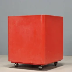 Meuble Valletto Quadro en plastique rouge