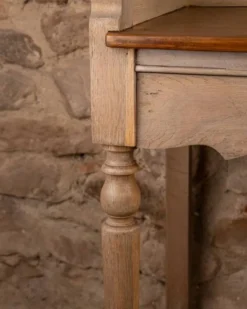 Meuble vasque en bois massif de style Louis-Philippe