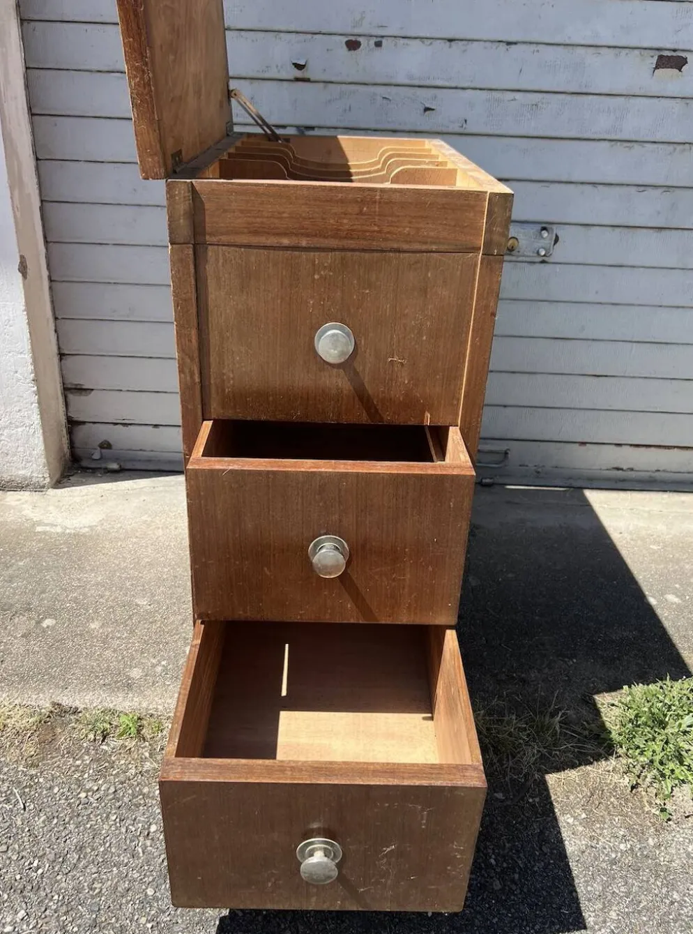Meuble Vintage Archive Clapets Tiroirs